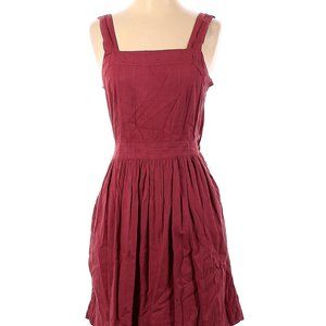 Madewell Casual Dress, 4, Red/Maroon